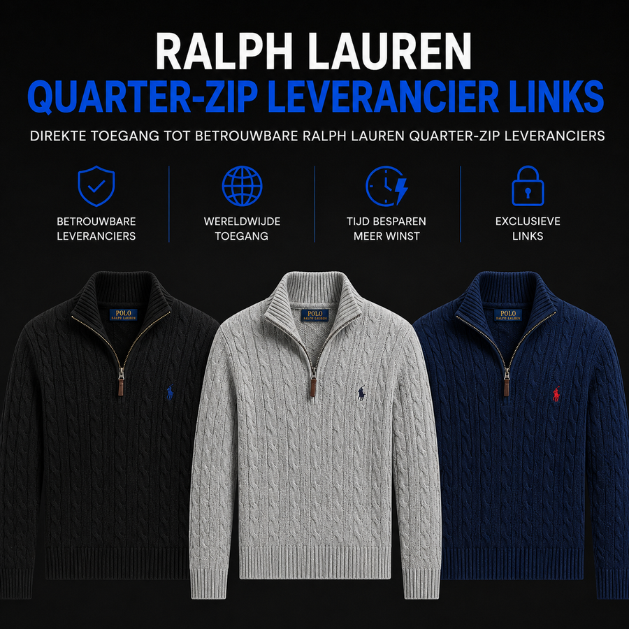 RALPH LAUREN QUARTER-ZIP LEVERANCIER LINKS